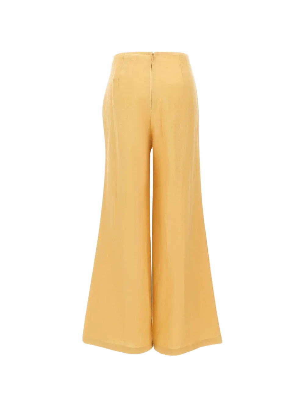 Faithfull Syna high-waist broek met wijde pijpen Geel