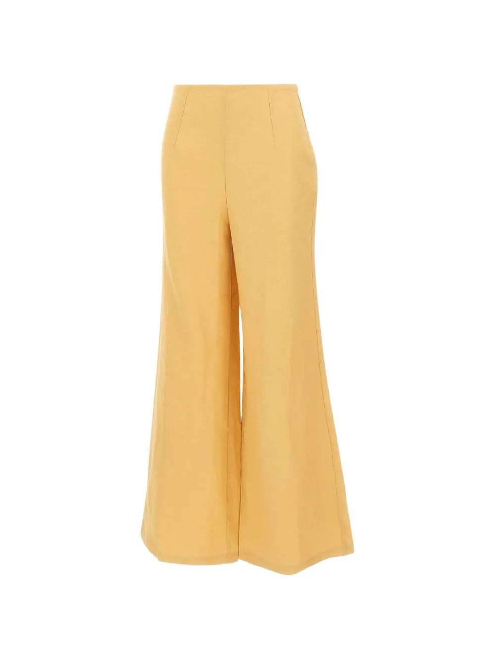 Faithfull Syna high-waist broek met wijde pijpen Geel