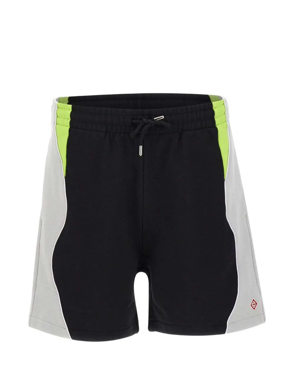 Casablanca colour-block logo shorts - Nero