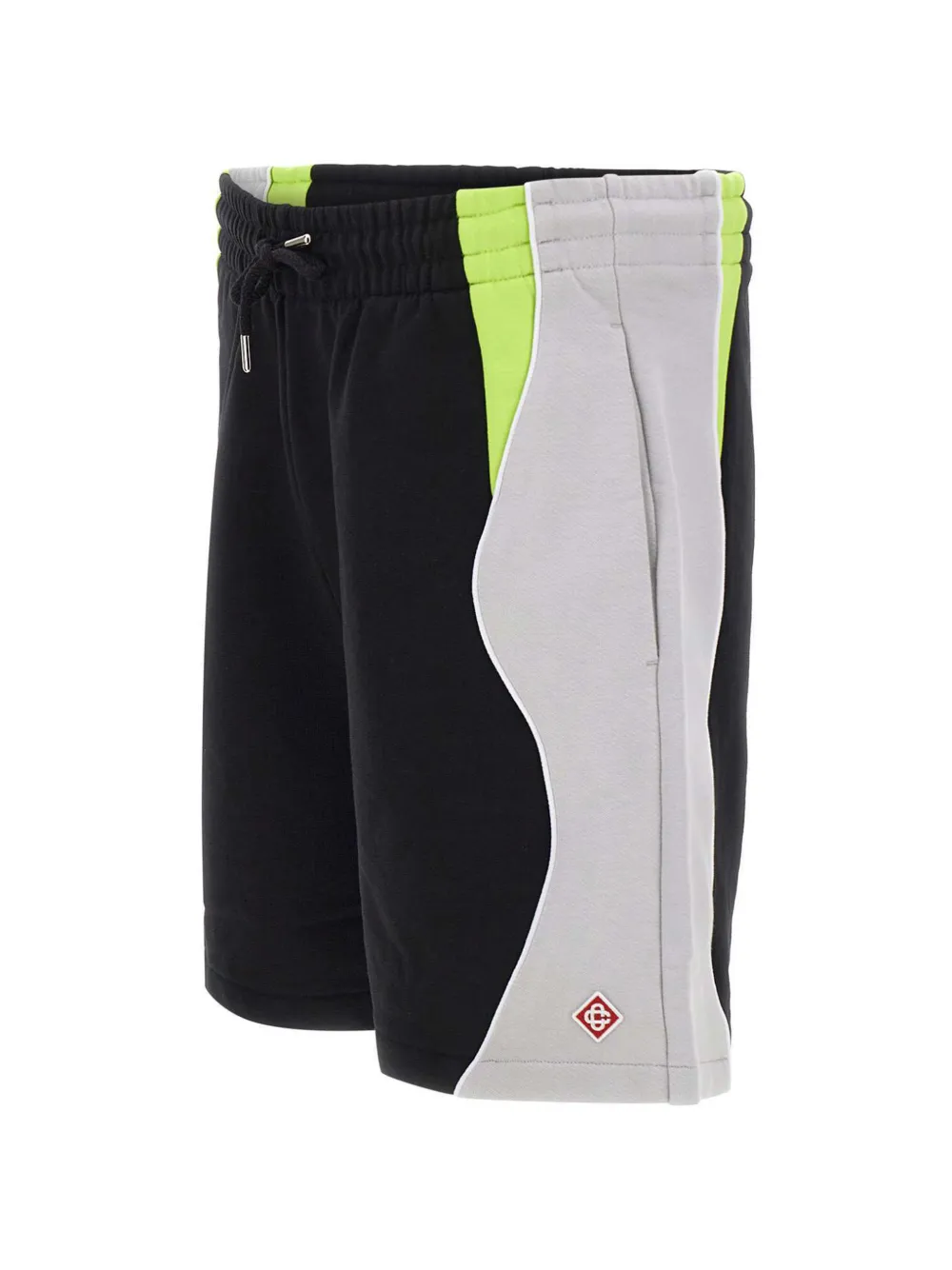 Casablanca Shorts met colourblocking Zwart