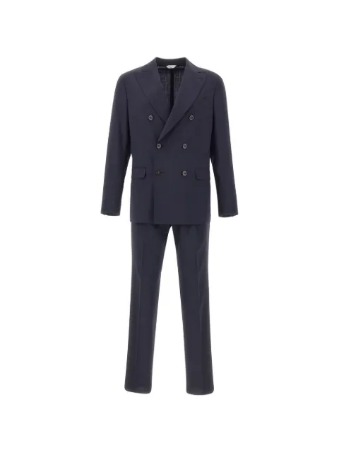 Boglioli double-breasted peak-lapels suit