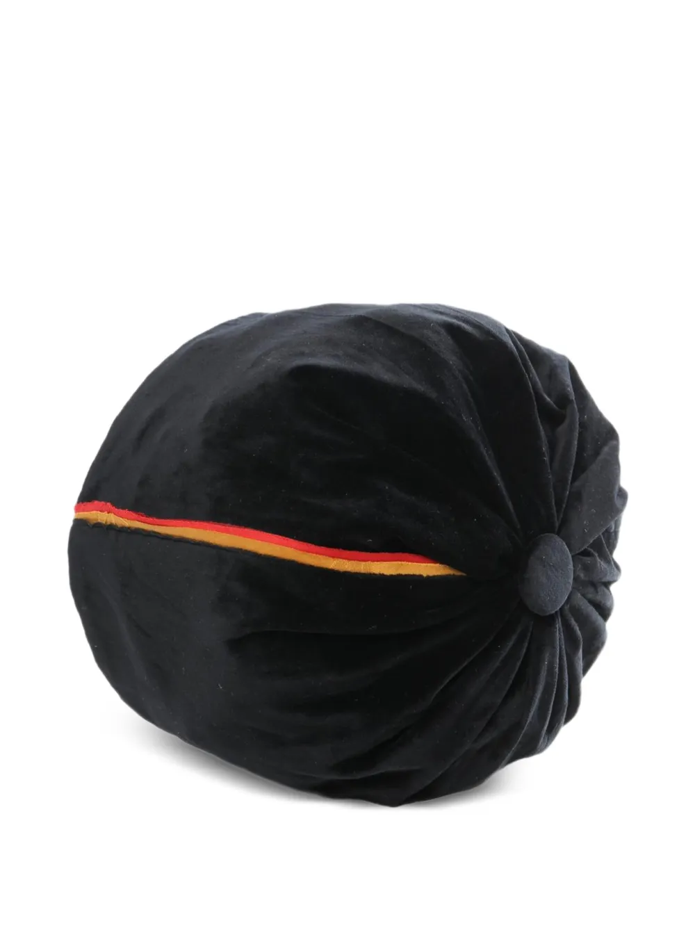  Communs Gorra Con Ribete De Botón - Negro 