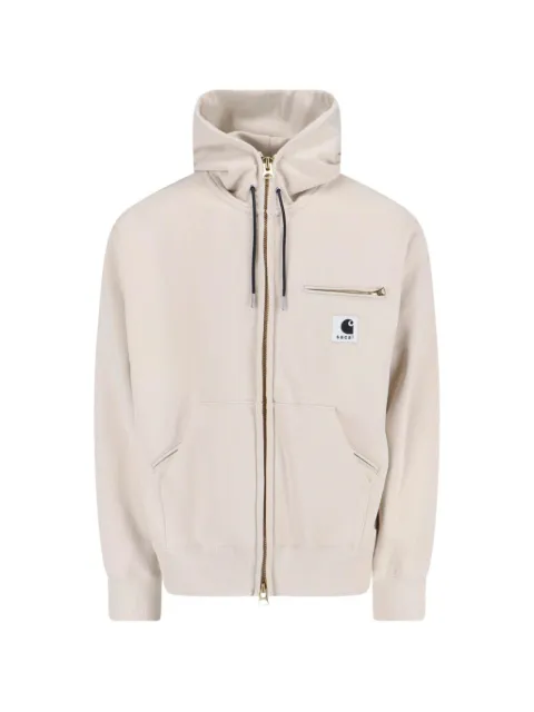 sacai x Carhart WIP zip cotton jacket