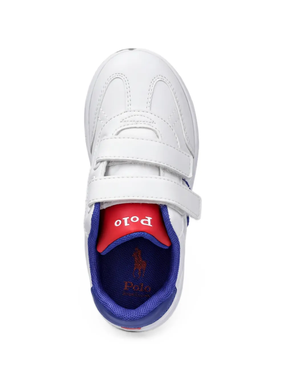 POLO RALPH LAUREN KIDS Heritage Court III touch-strap sneakers Wit