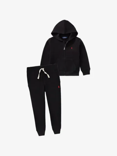 POLO RALPH LAUREN KIDS logo-detail fleece cotton track pants