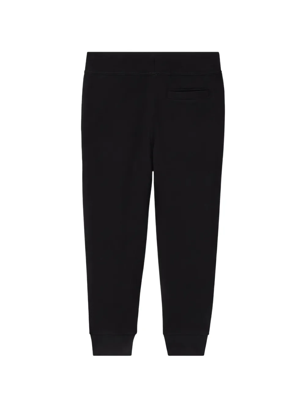 POLO RALPH LAUREN KIDS Fleece katoenen trainingsbroek met logo Zwart