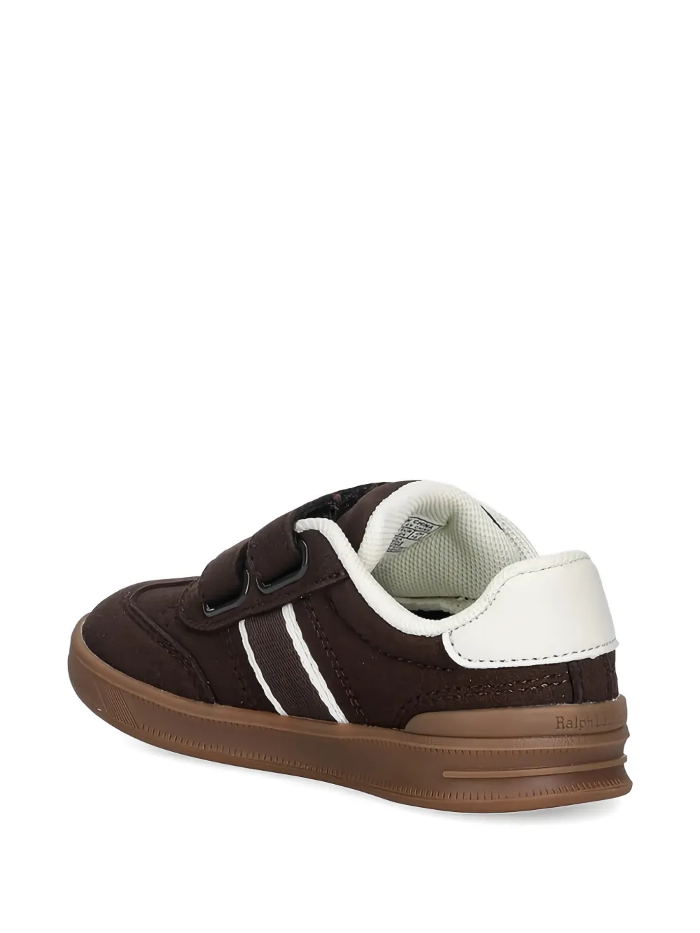POLO RALPH LAUREN KIDS Sneakers met klittenband Bruin