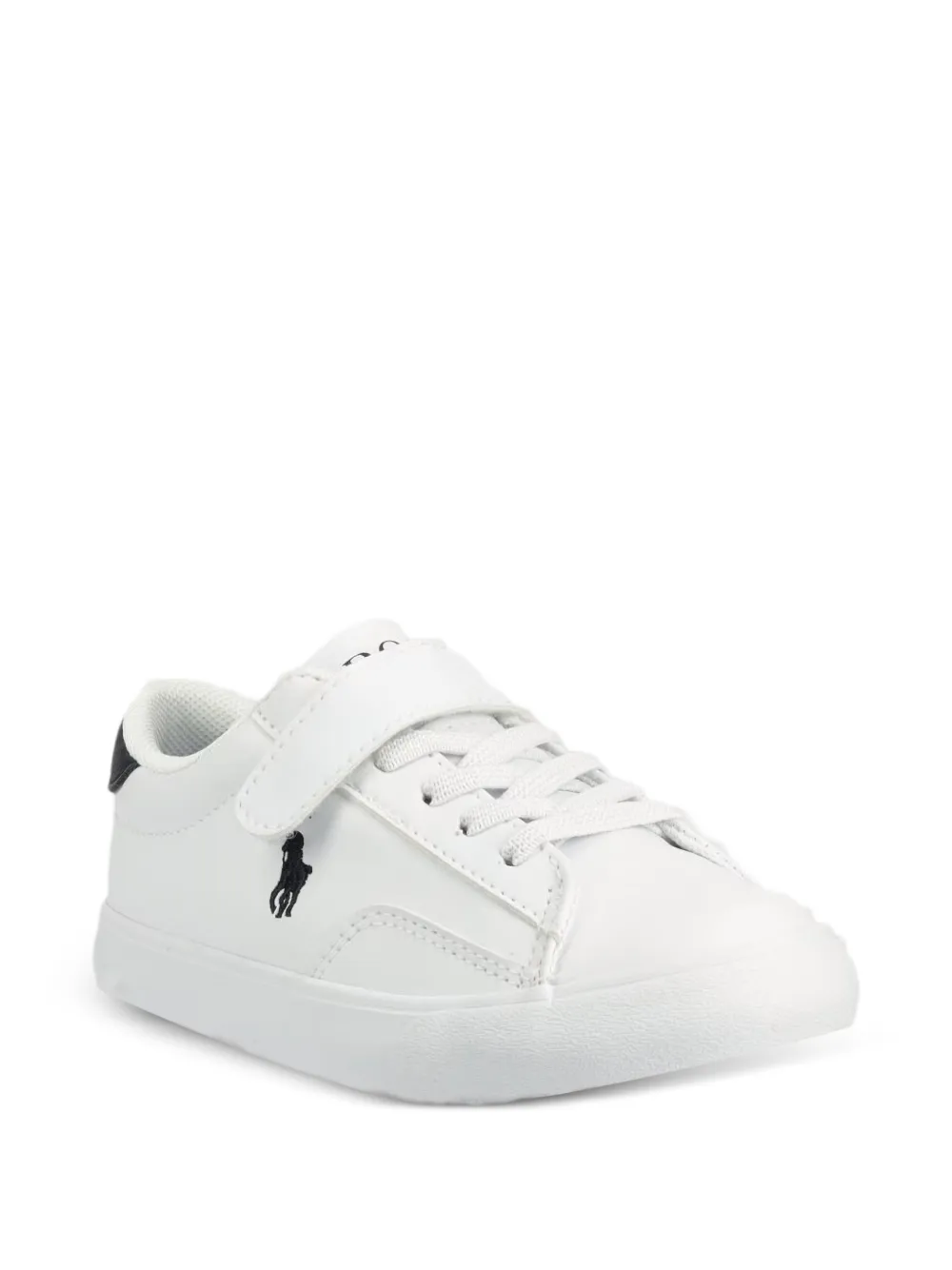 POLO RALPH LAUREN KIDS Sneakers mit Klettverschluss - Weiß