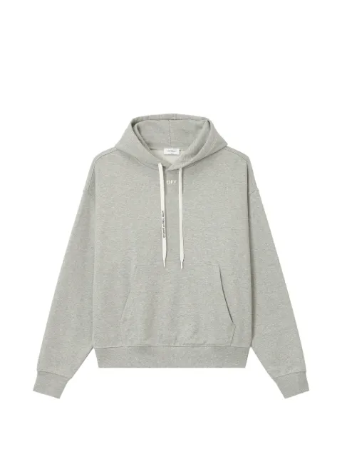 Off-White logo-print hoodie