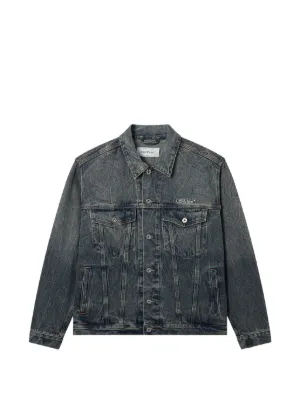 P*A様 Off white グレーデニムジャケット Off-White（オフホワイト）メンズ デニムジャケット - FARFETCH