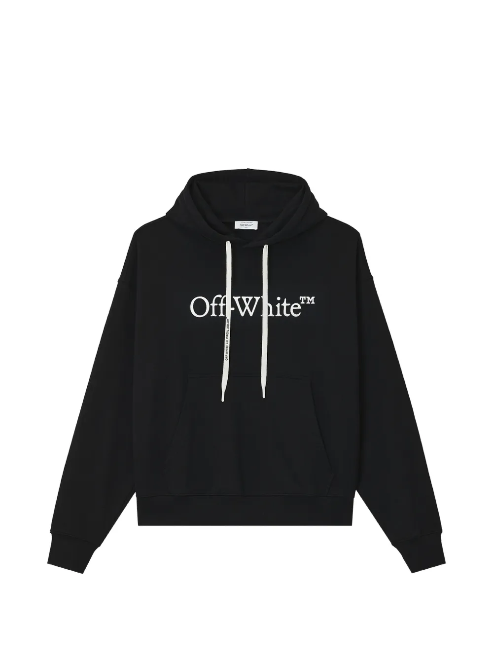 Off-white Logo-print Hoodie In 黑色