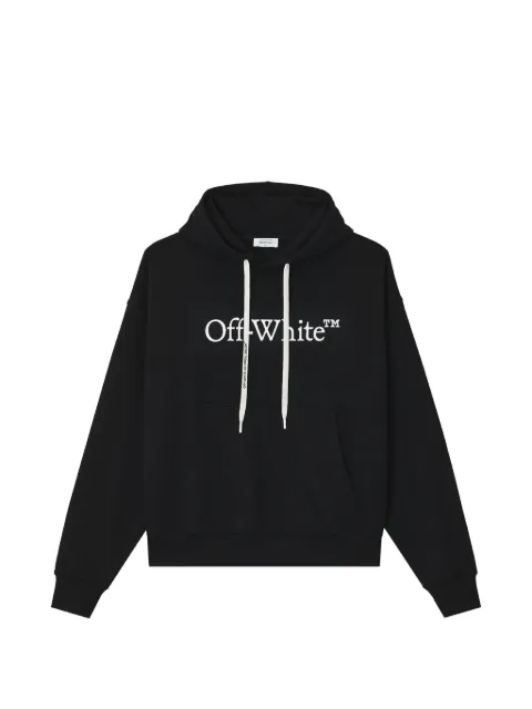 Off-White logo-print hoodie