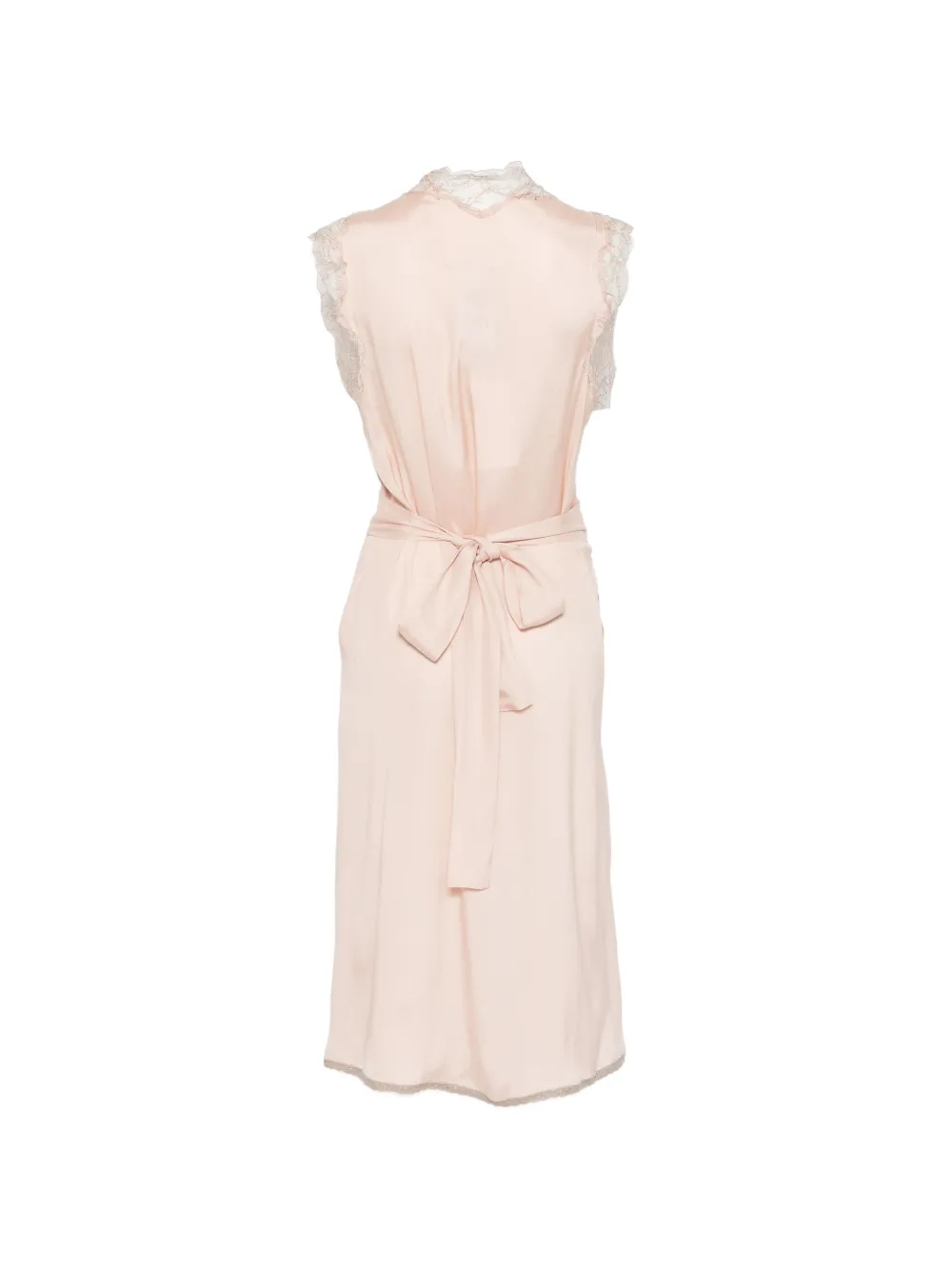 Maison Margiela Mini-jurk met V-hals Roze