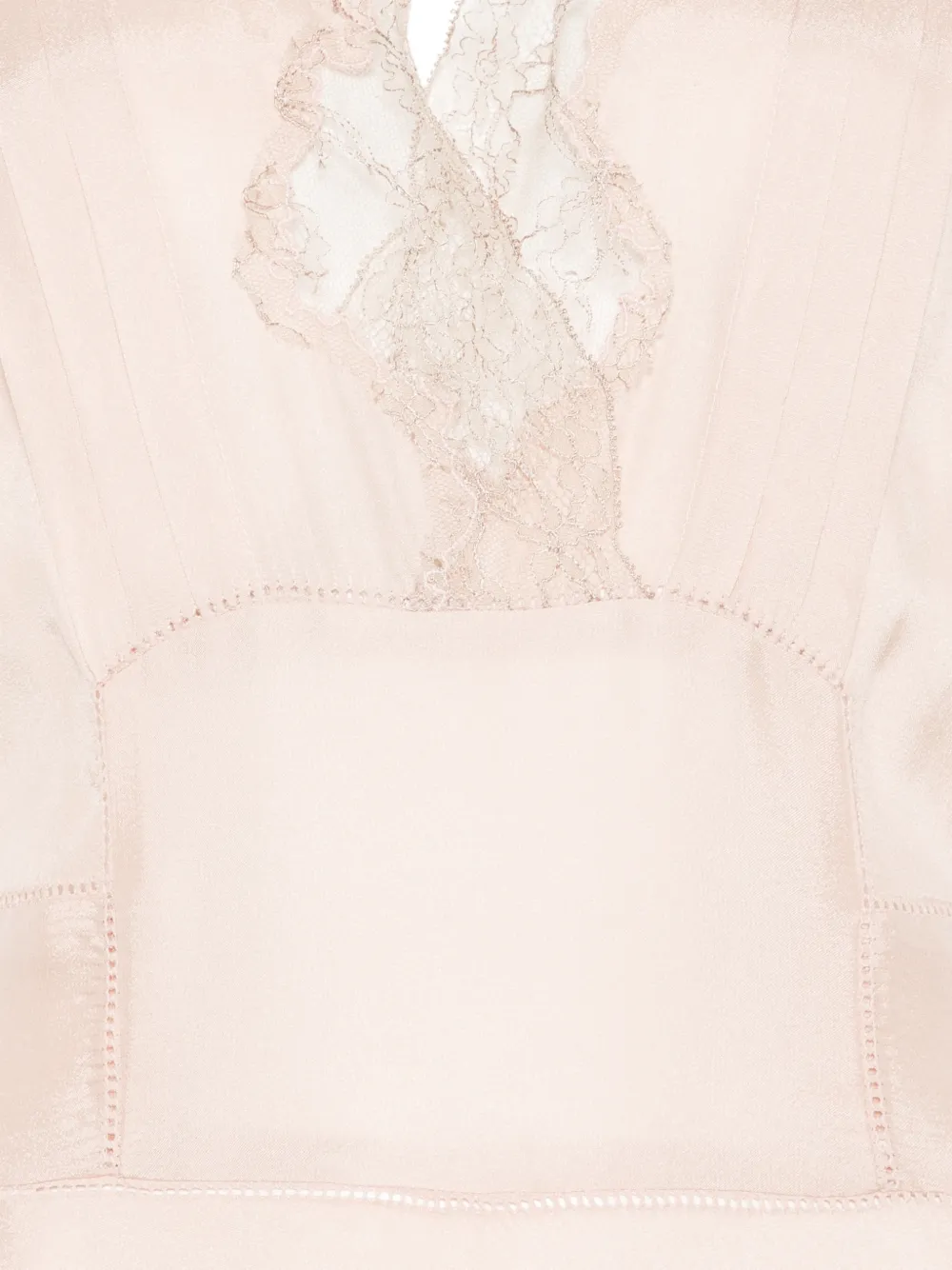 Maison Margiela Mini-jurk met V-hals Roze