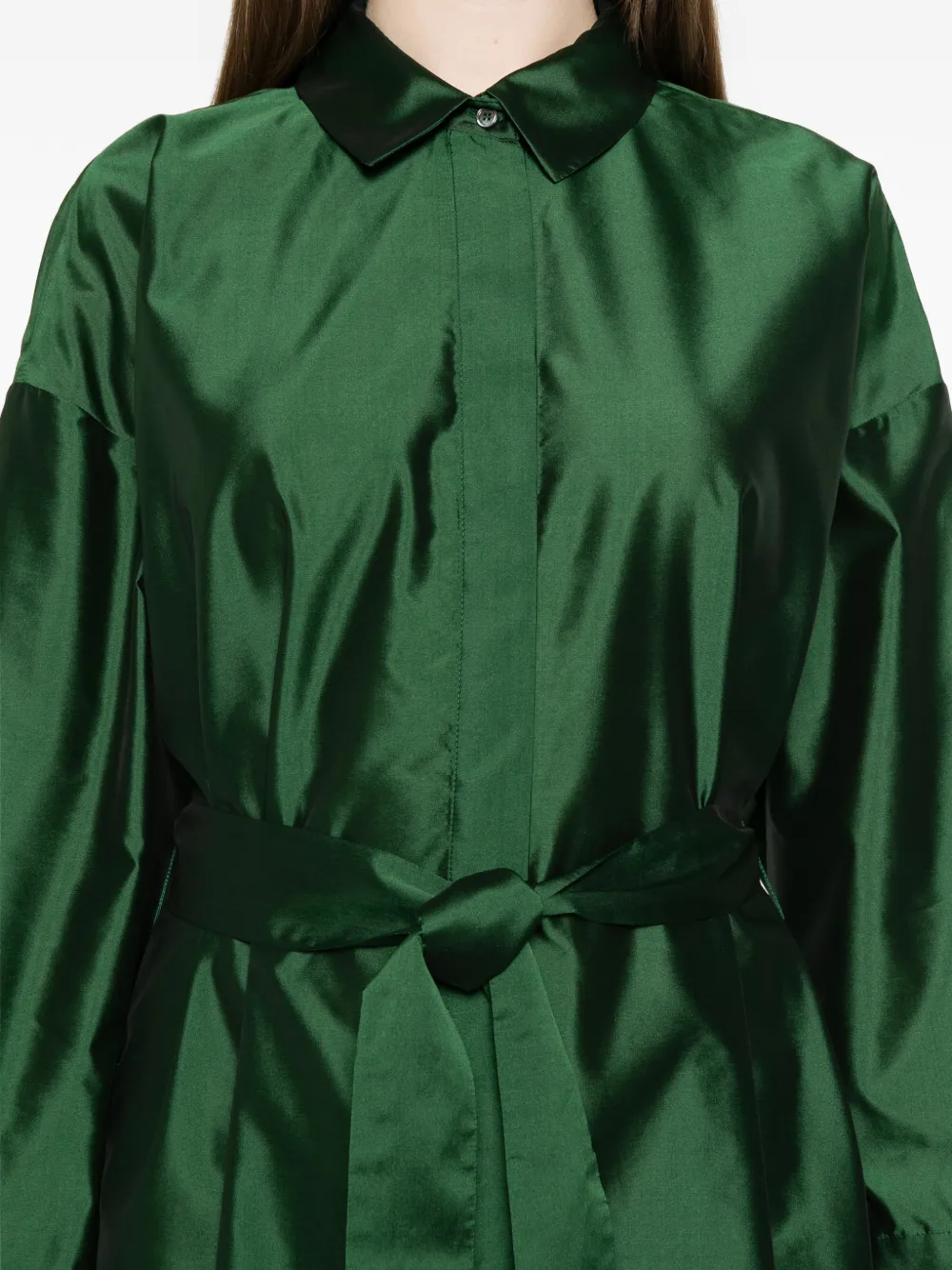 'S Max Mara Smmanna blousejurk met ceintuur Groen