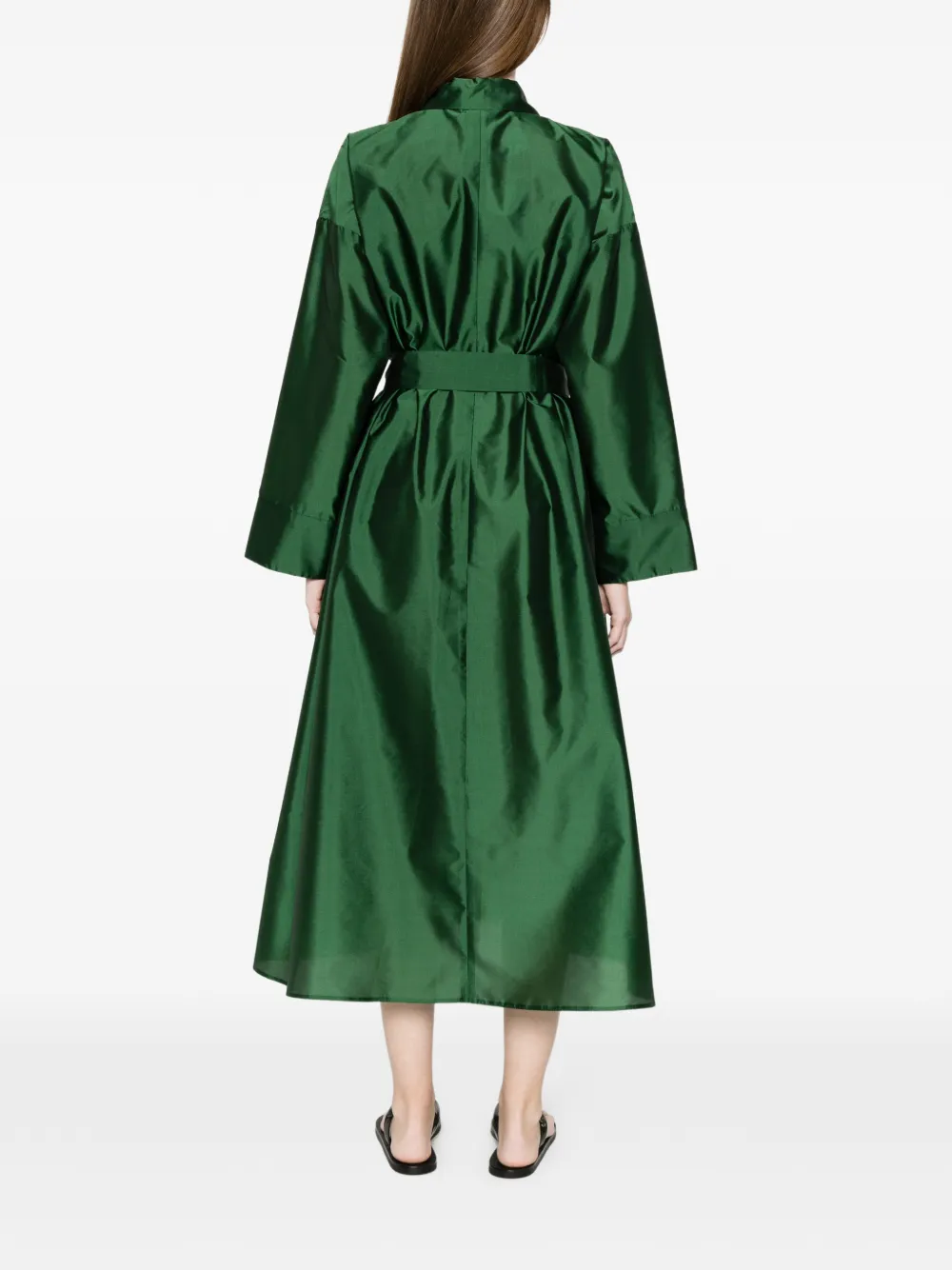 'S Max Mara Smmanna blousejurk met ceintuur Groen