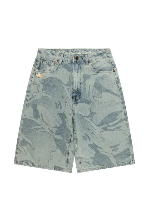 AAPE BY *A BATHING APE® logo-embroidery shorts