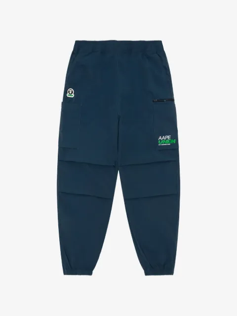 AAPE BY *A BATHING APE® logo patch track pants