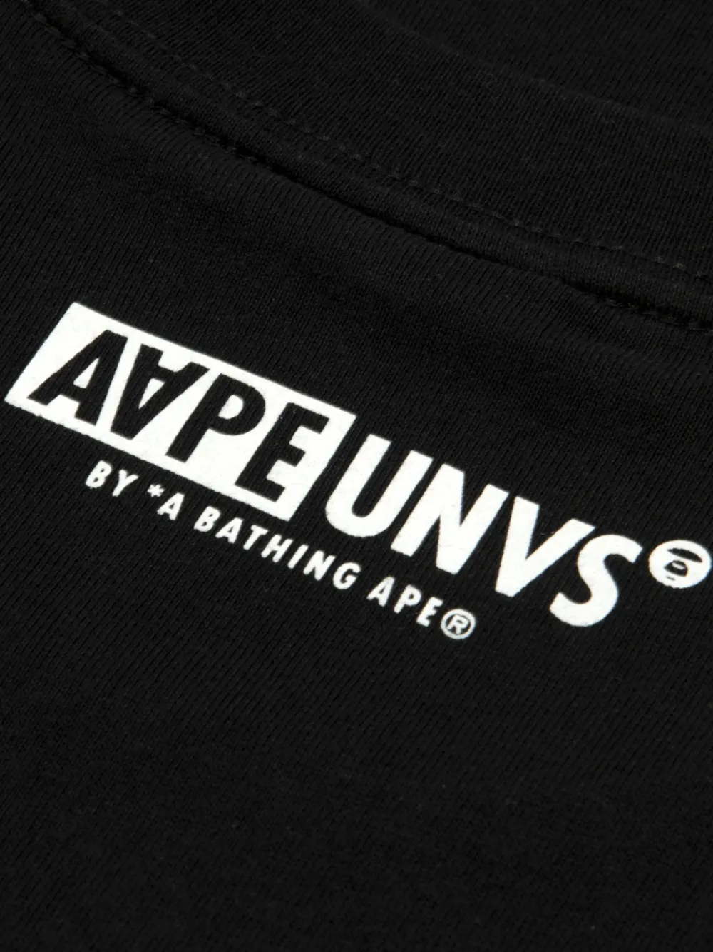  Aape By *a Bathing Ape® Logo T-shirt - Black 