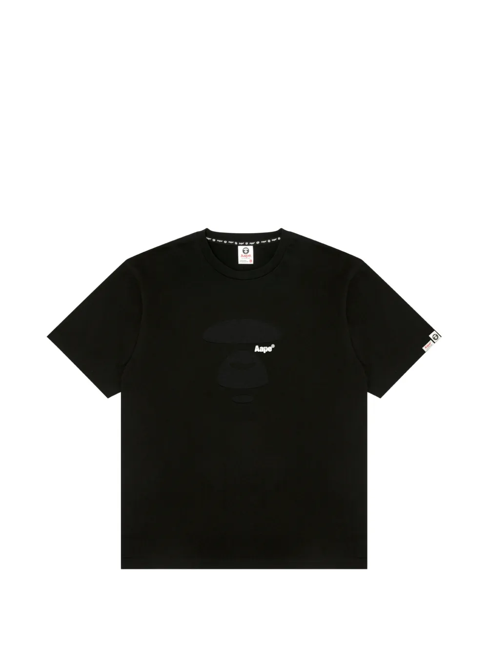AAPE BY *A BATHING APE® logo T-shirt - Nero