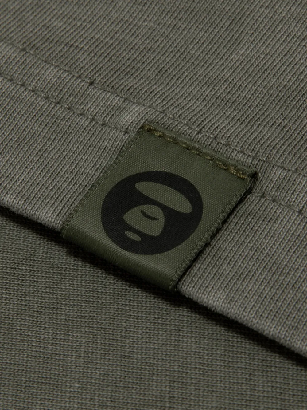 AAPE BY *A BATHING APE Poloshirt met applicatie Groen