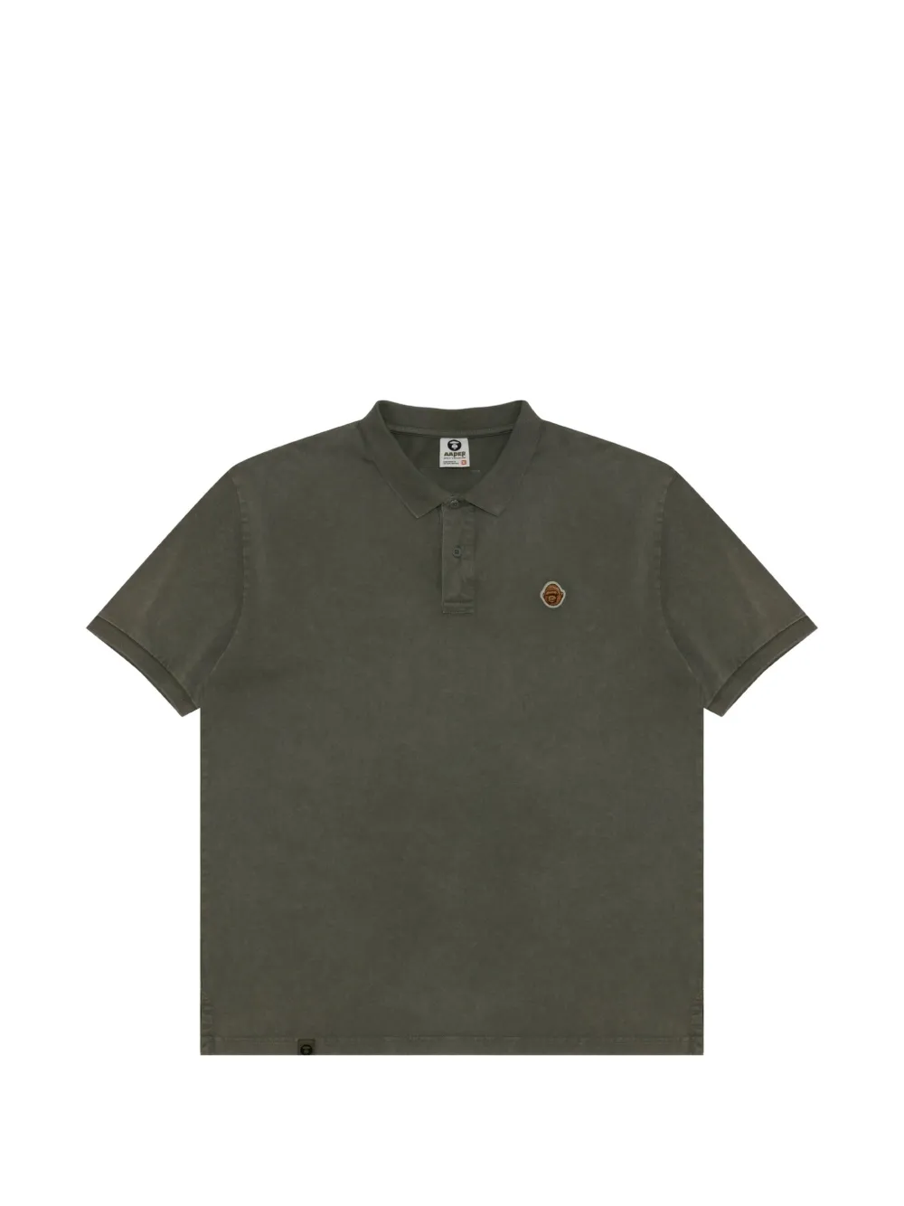 AAPE BY *A BATHING APE® appliqué polo shirt - Verde