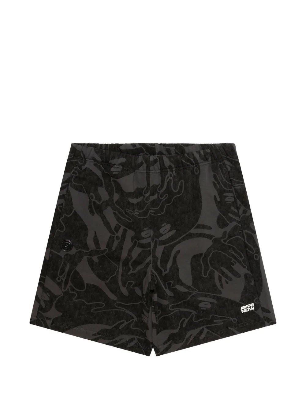 AAPE BY *A BATHING APE® camouflage shorts - Nero