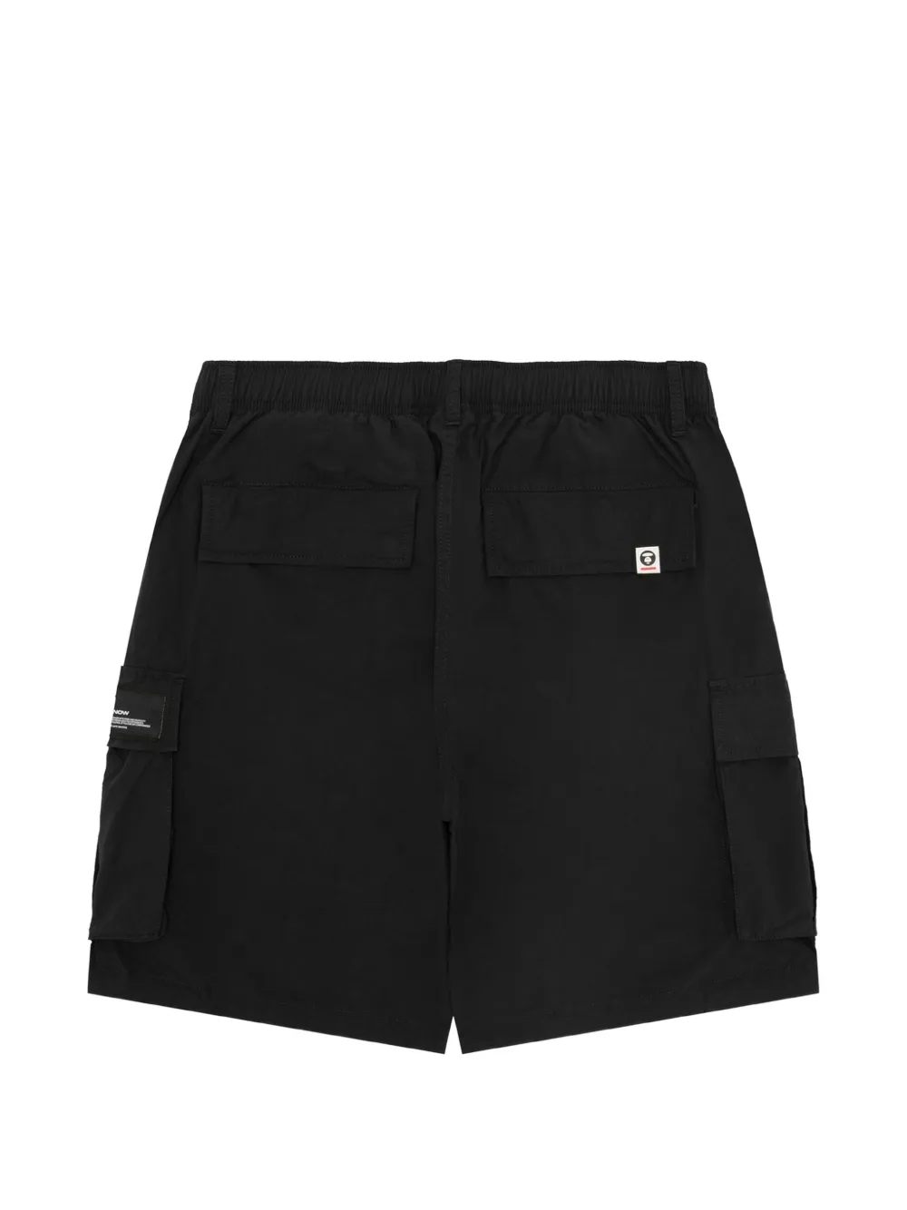 AAPE BY *A BATHING APE Cargo shorts met logopatch Zwart