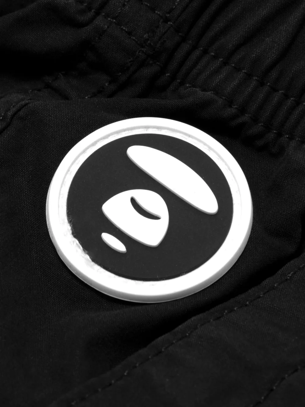 AAPE BY *A BATHING APE Cargo shorts met logopatch Zwart
