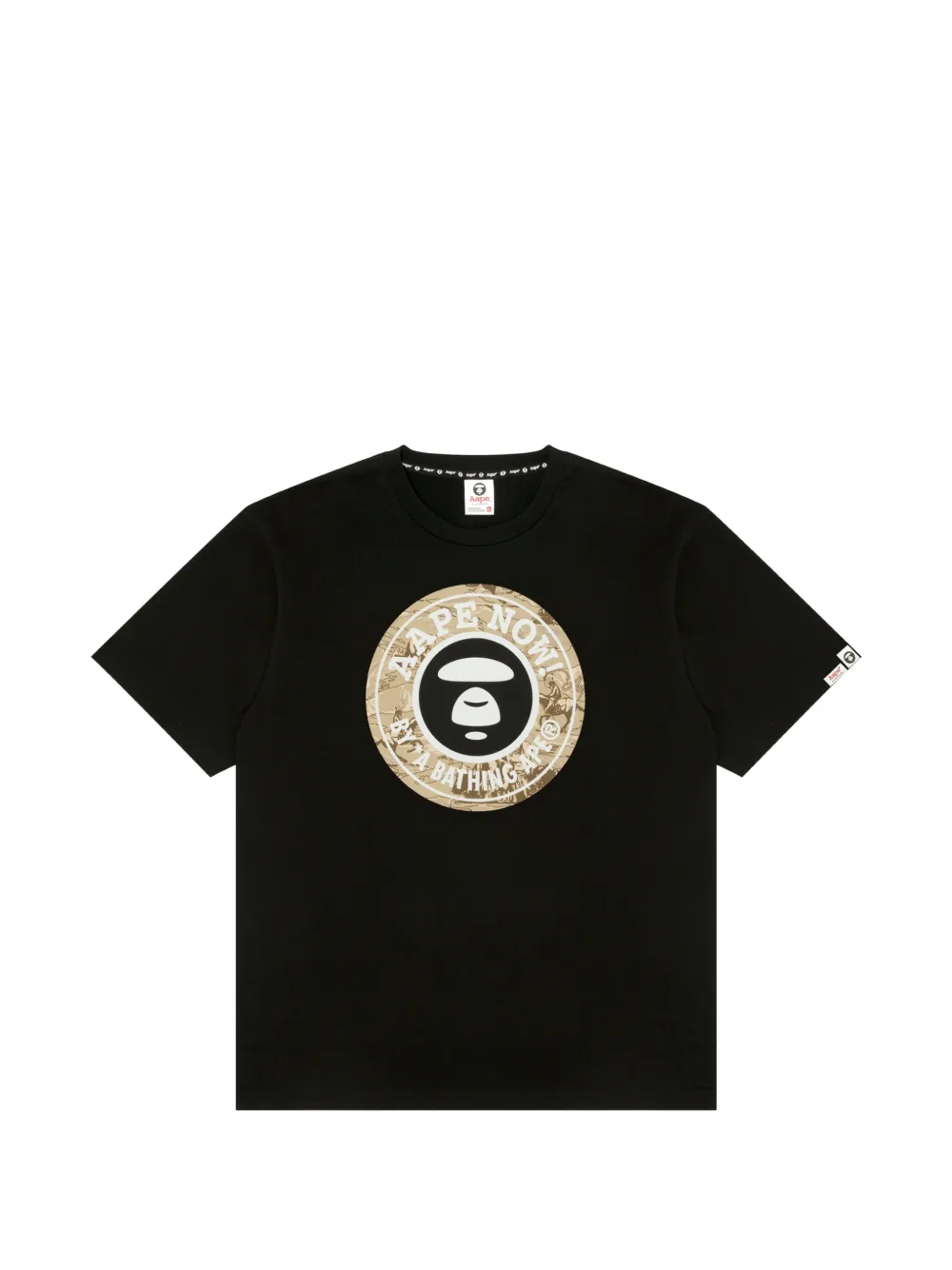 AAPE BY *A BATHING APE® graphic-print T-shirt - Nero