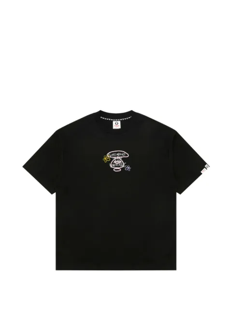 AAPE BY *A BATHING APE® футболка с цветочным принтом