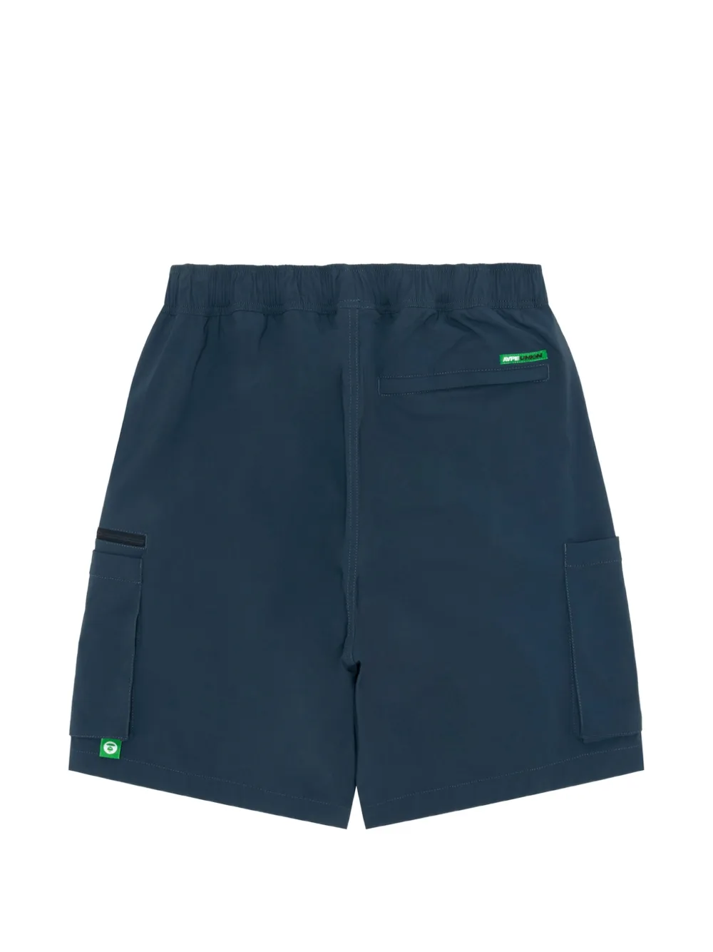  Aape By *a Bathing Ape® Logo Patch Shorts - Blue 