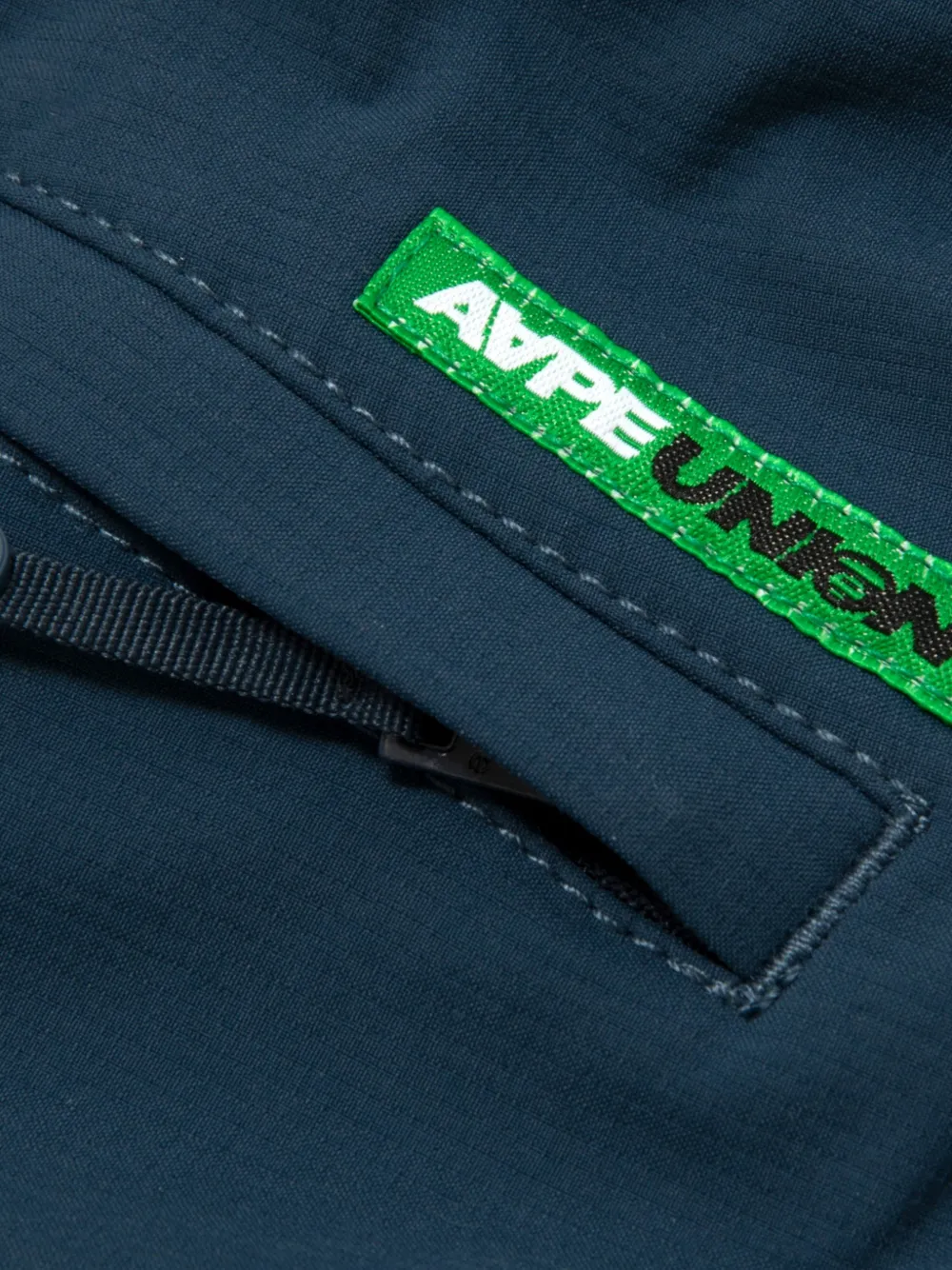 AAPE BY *A BATHING APE Shorts met logopatch Blauw