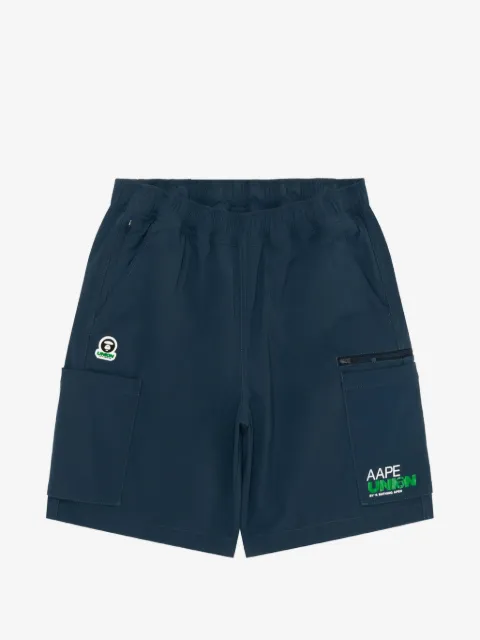 AAPE BY *A BATHING APE® logo patch shorts
