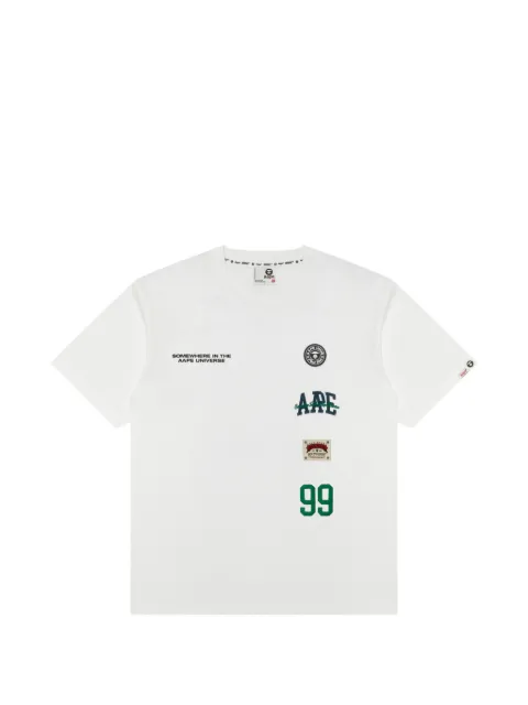 AAPE BY *A BATHING APE® logo-detailing T-shirt