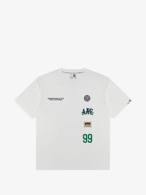 AAPE BY *A BATHING APE® logo-detailing T-shirt