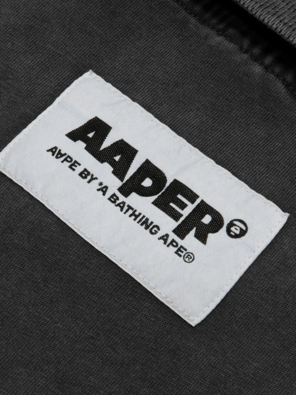 AAPE BY *A BATHING APE Poloshirt met applicatie Grijs