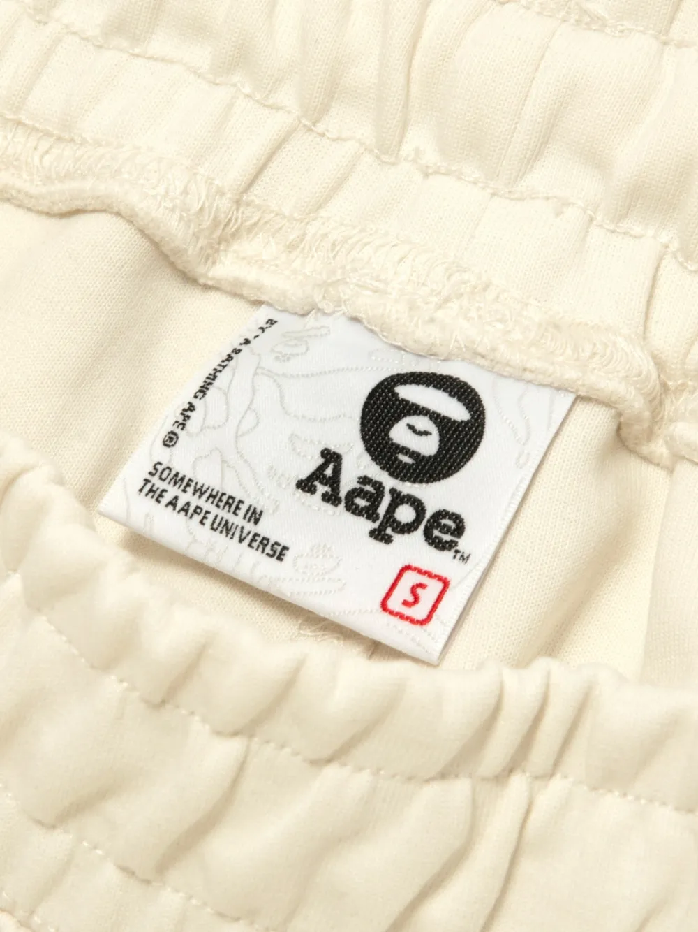  Aape By *a Bathing Ape® Graphic Shorts - Neutrals 