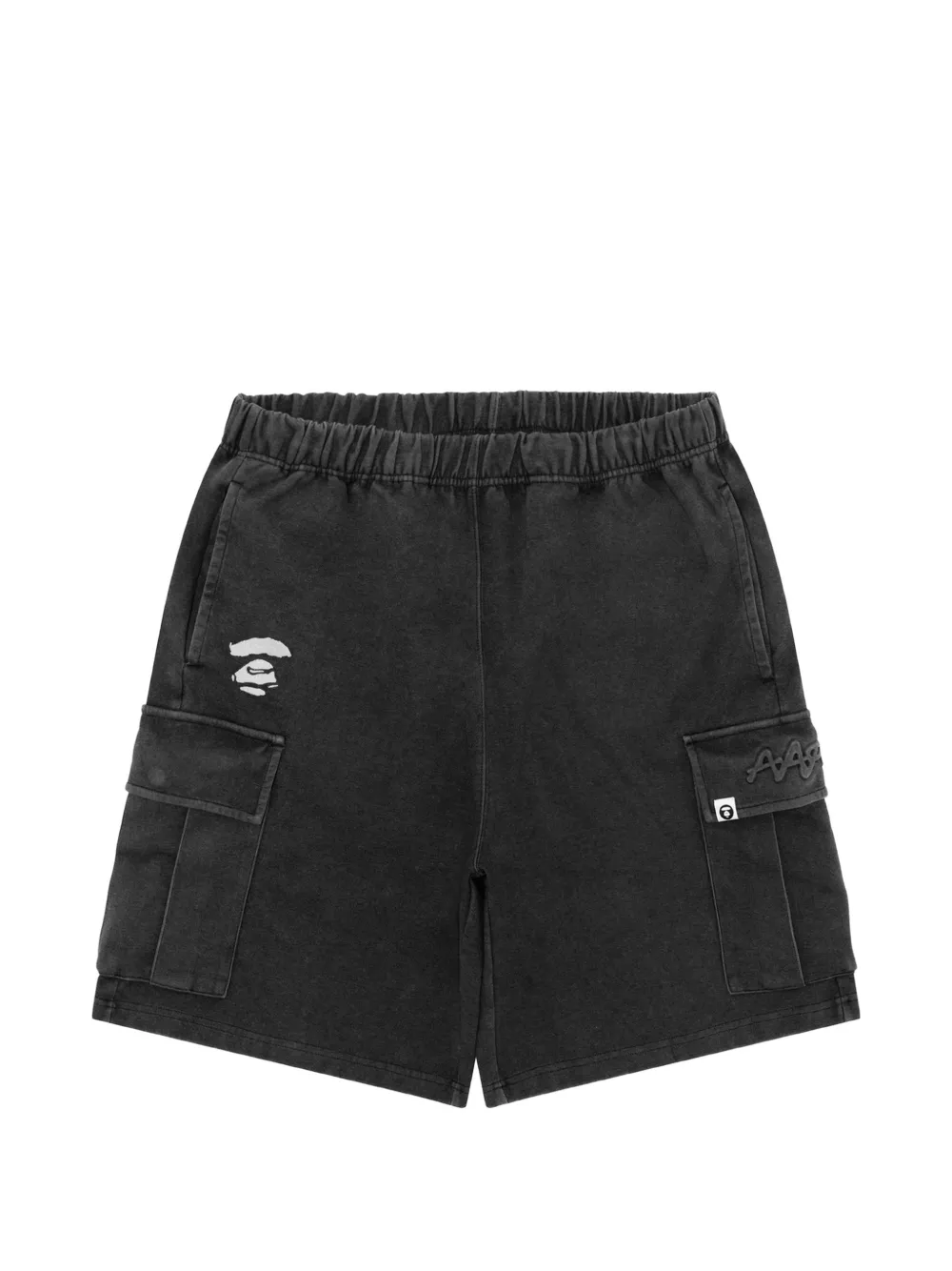 AAPE BY *A BATHING APE® logo-detail cargo shorts - Grigio