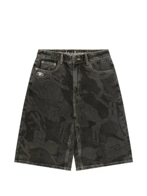 Alexander Wang Zip Mid-Rise Carpenter Shorts | Black | FARFETCH