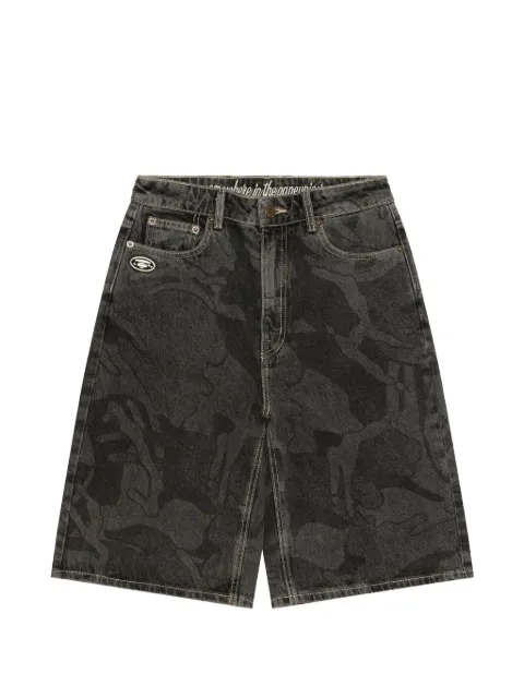 AAPE BY *A BATHING APE® logo-embroidered shorts