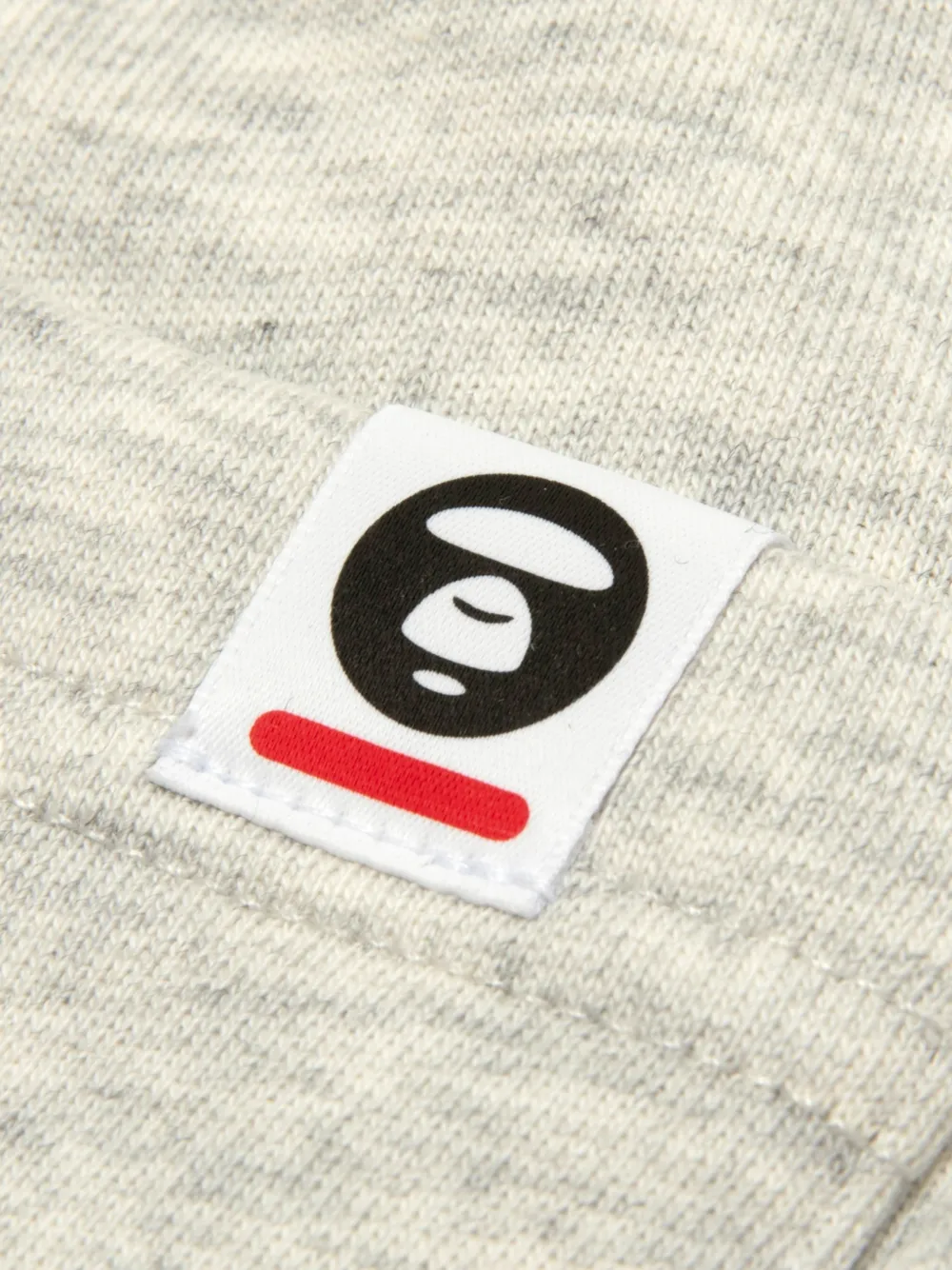 AAPE BY *A BATHING APE Shorts met logo Grijs