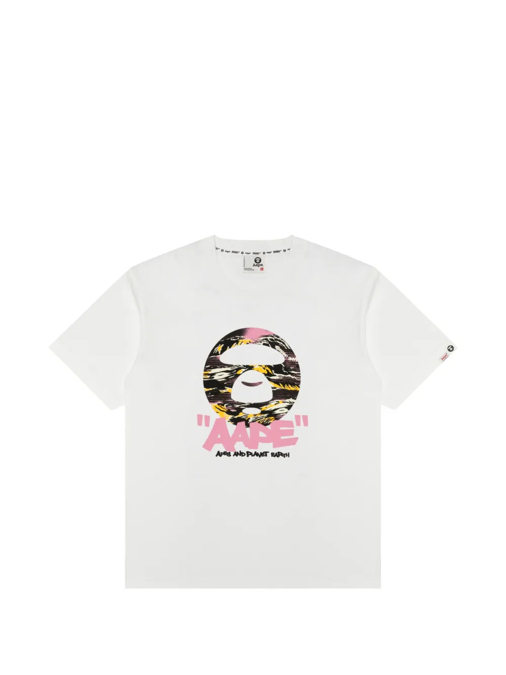 AAPE BY *A BATHING APE® short-sleeve T-shirt - Bianco