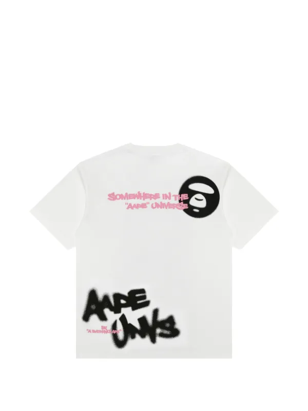 AAPE BY *A BATHING APE® short-sleeve T-shirt | White | FARFETCH
