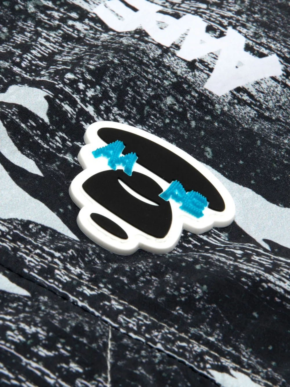 AAPE BY *A BATHING APE Jack met camouflageprint Zwart