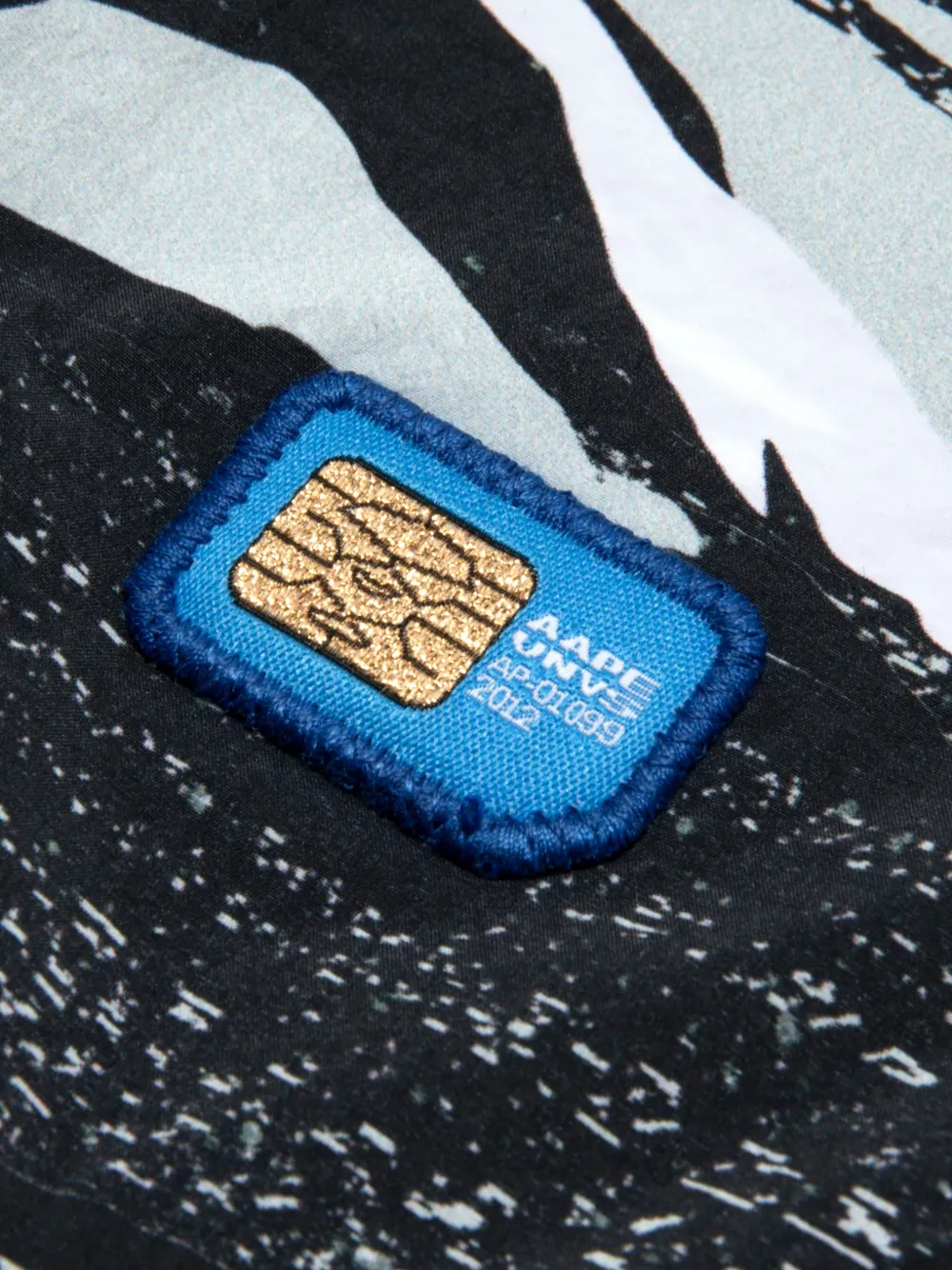 AAPE BY *A BATHING APE Jack met camouflageprint Zwart