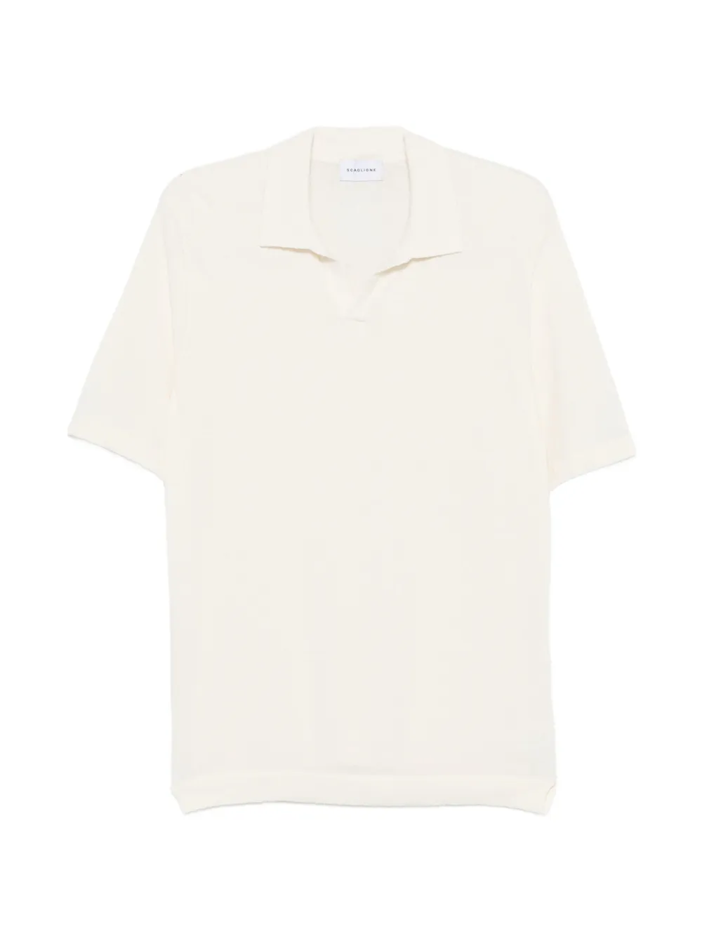 SCAGLIONE polo-collar T-shirt | White | Image 1