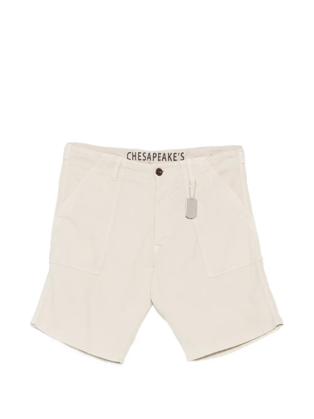 CHESAPEAKES Shannon belt-loops shorts - Toni neutri