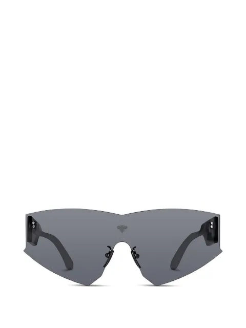FACE HIDE Vertigo futuristic-shape logo-detail sunglasses