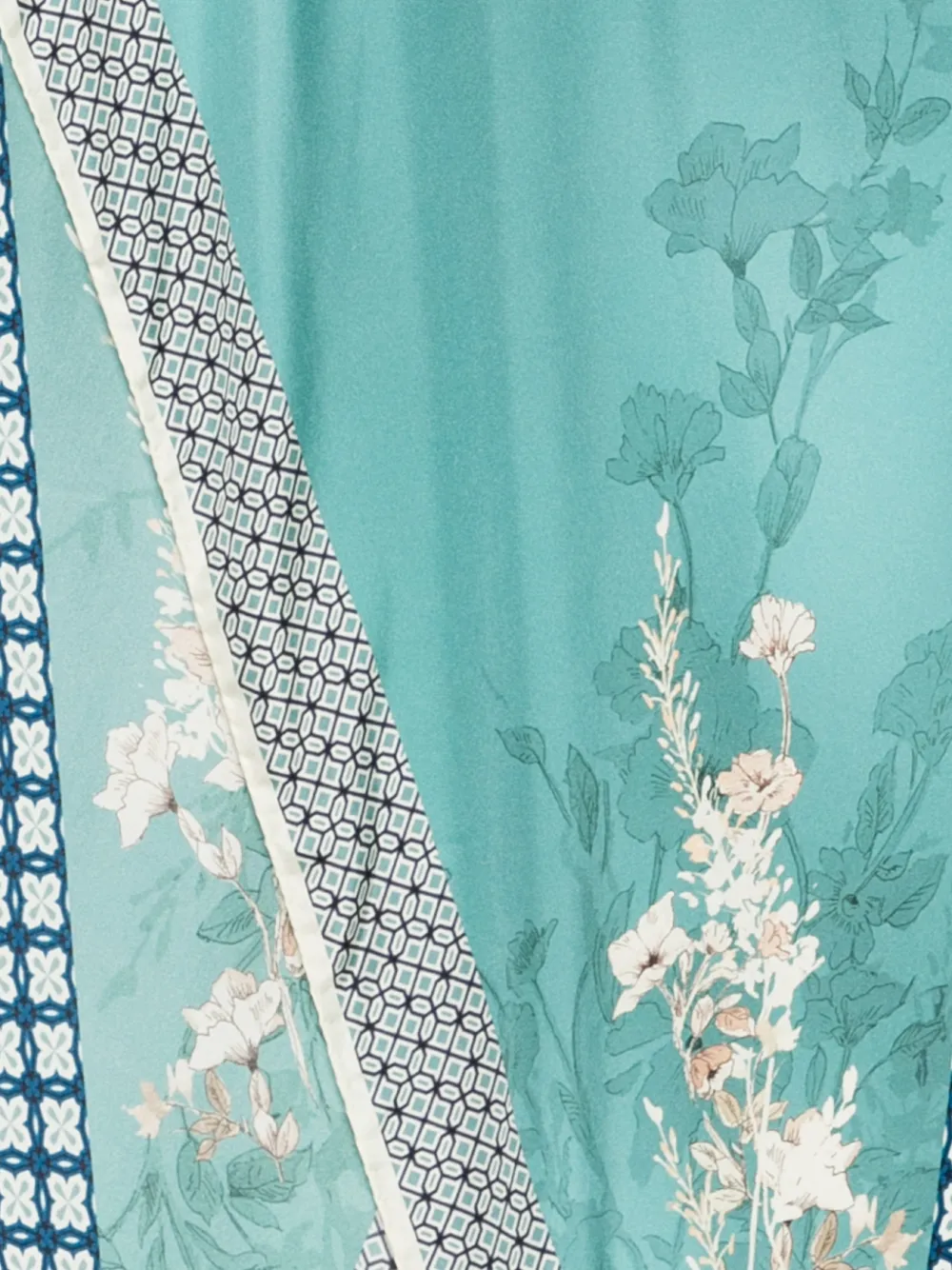 Seventy Floral-print Scarf - Blue 